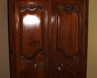Antique Solid Mahogany Armoire/ Absolutely Gorgeous