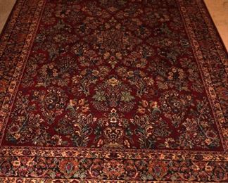 Karastan imported 100% wool rug 5'9" x 9'