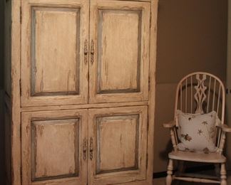 Plaid Giraffe Entertainment Armoire