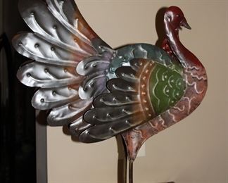 Metal turkey. 