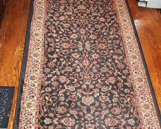 Gorgeous, long hallway rug.
