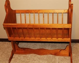 Wooden Baby Cradle