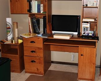 Office Desk W/ Side Table