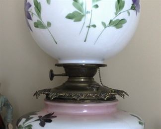 Vintage Hand Painted Lamp
