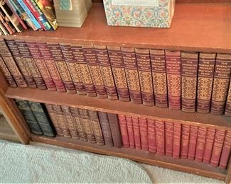 ENCYCLOPEDIA WITH BOOKCASE