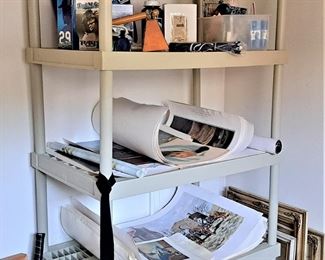 FRAMES AND FRAMING ITMES, SHELVING