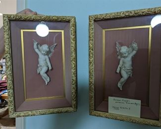 Porcelain Figures in Frames