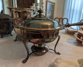 silver chafing dish