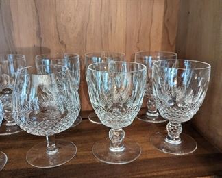 Waterford "Colleen" crystal glasses of several types