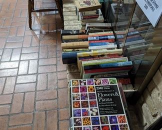 Many, many books--Irish, self-help, novels, Martha Stewart, etc.