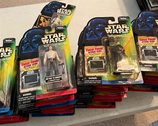 Stacks of Star Wars Carded Action Figures - New in package