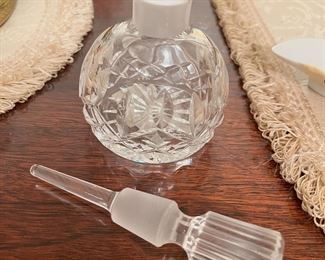 Crystal Perfume Bottle w/ Long Dip Stopper