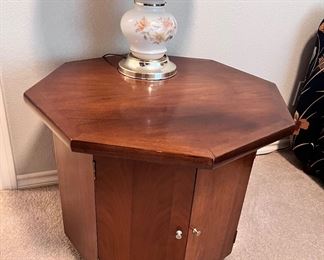 MCM Octagon End Table