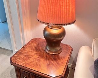 End Table &  Large Lamp