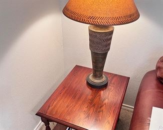 Pennsylvania House End Table & Lamp