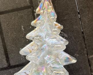 Iridescent Crystal Christmas Tree