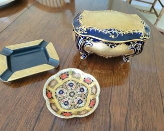 Royal Crown Derby porcelain, Limoges, German Porcelain