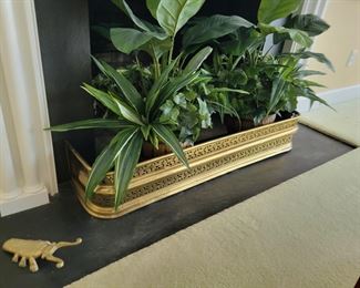 Brass Fireplace Fender