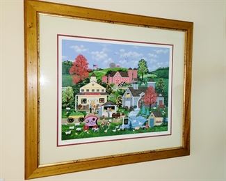Jane Wooster Scott Numbered Signed Serigraph "Sweet Corn and Summer Dreams