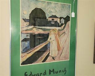 Edvard Munch framed poster
