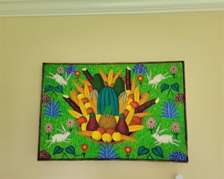 Original J. Charlamange Painting - Haitian