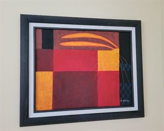 S. Fallon abstract painting