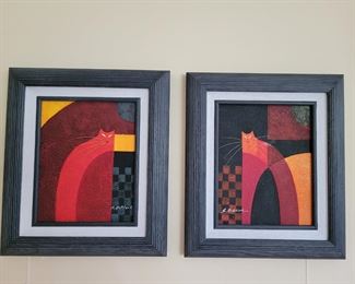 S. Fallon abstract paintings