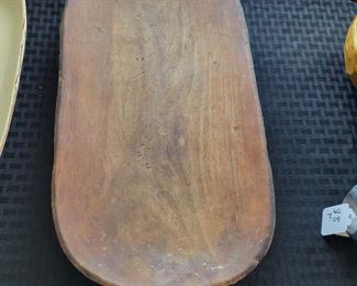 Antique Zulu Tribal wood meat platter 