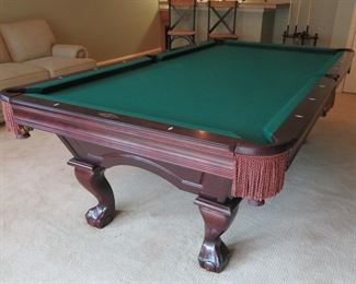 Brunswick slate pool table