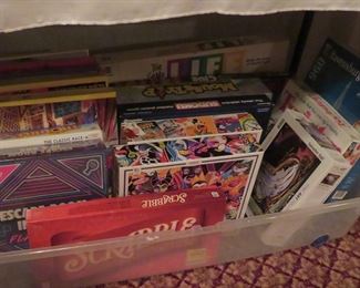 Board games, jigsaw puzzles
