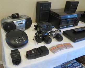 Electronics, cameras