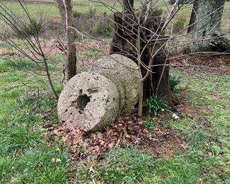 3 Large Burr Millstones 