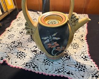 Unusual clay pottery Teapot 