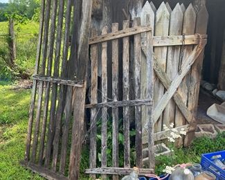 Old wood gates 