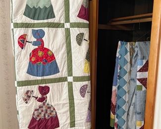 Large SunBonnet sue quilt 