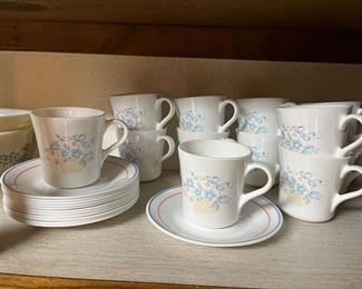 Corelle Cups & Saucers