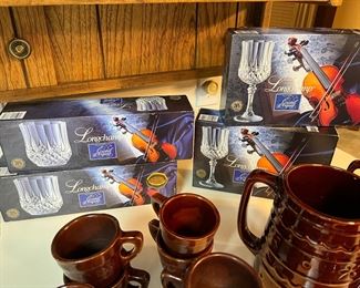 Longchamp Crystal Glasses