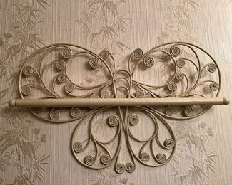 Butterfly Towel Rod