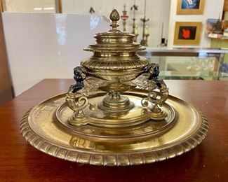 Bronze Inkstand