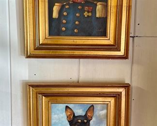 Dog Oil Painting Portraits