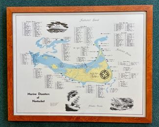 Marine Disasters of Nantucket  30" X 24"