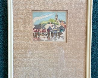 Doris Beer Nantucket Watercolor 12 3/4" X 9 3/4"