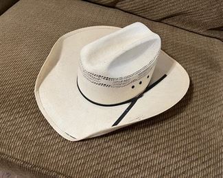 Cowboy Hat signed by Professional Cowmen Jim Shoulders, Don Gay & Tuff Hedeman