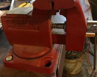 Many tools large and small. Several power tools