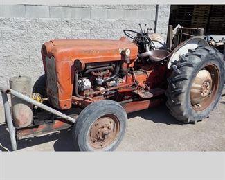 1950s Ford 641 Workmaster Tractor w/ Rear Forklift
