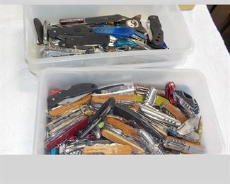 Over 100 POCKET KNIVES!!!