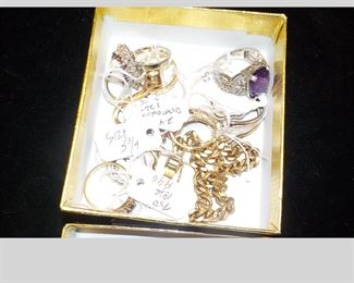 Gold and Sterling Estate Items