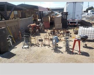 Broad view of some tools and equipment