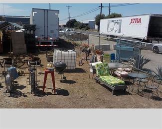 Broad view of large tools and equipment