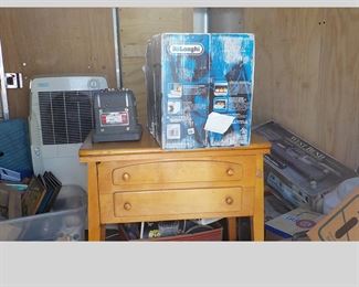 Inside a 40' container...this some boxes we have yet to get to. Will add items during the sale when there is room to display on our tables